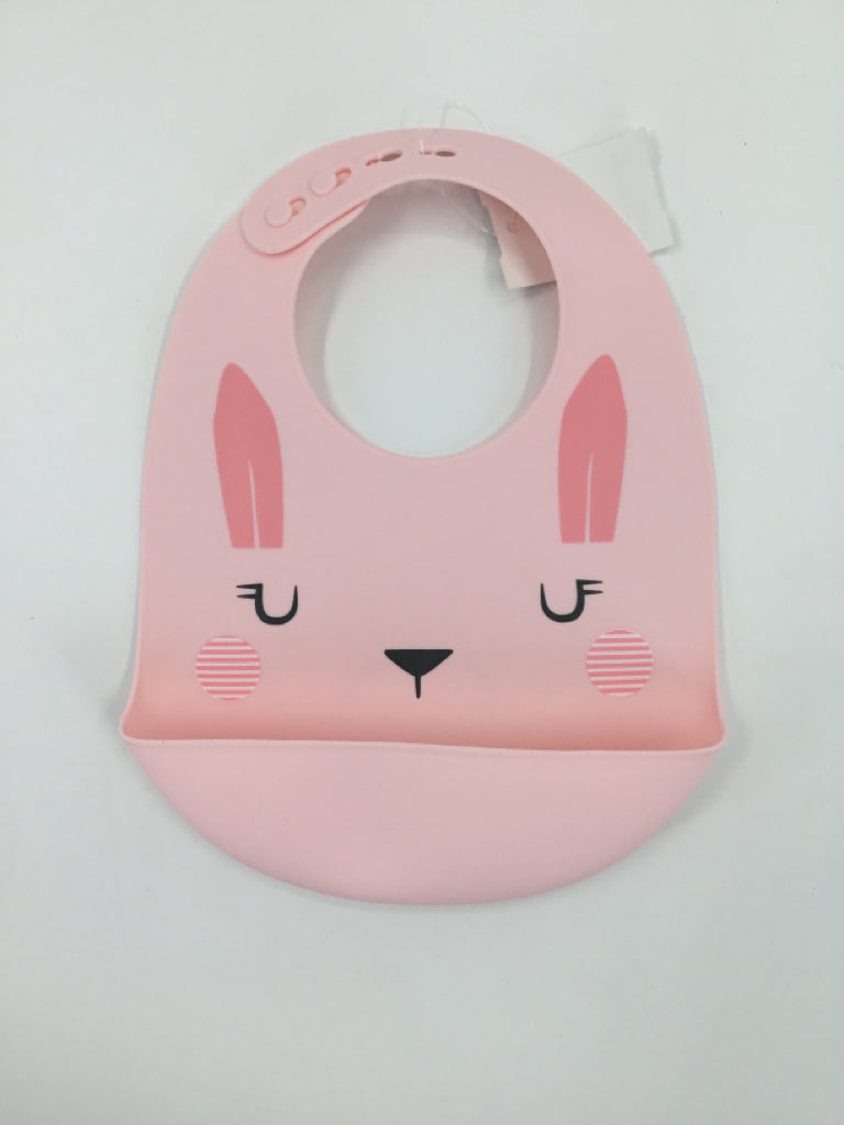 cloud island Pink Silicone Bib