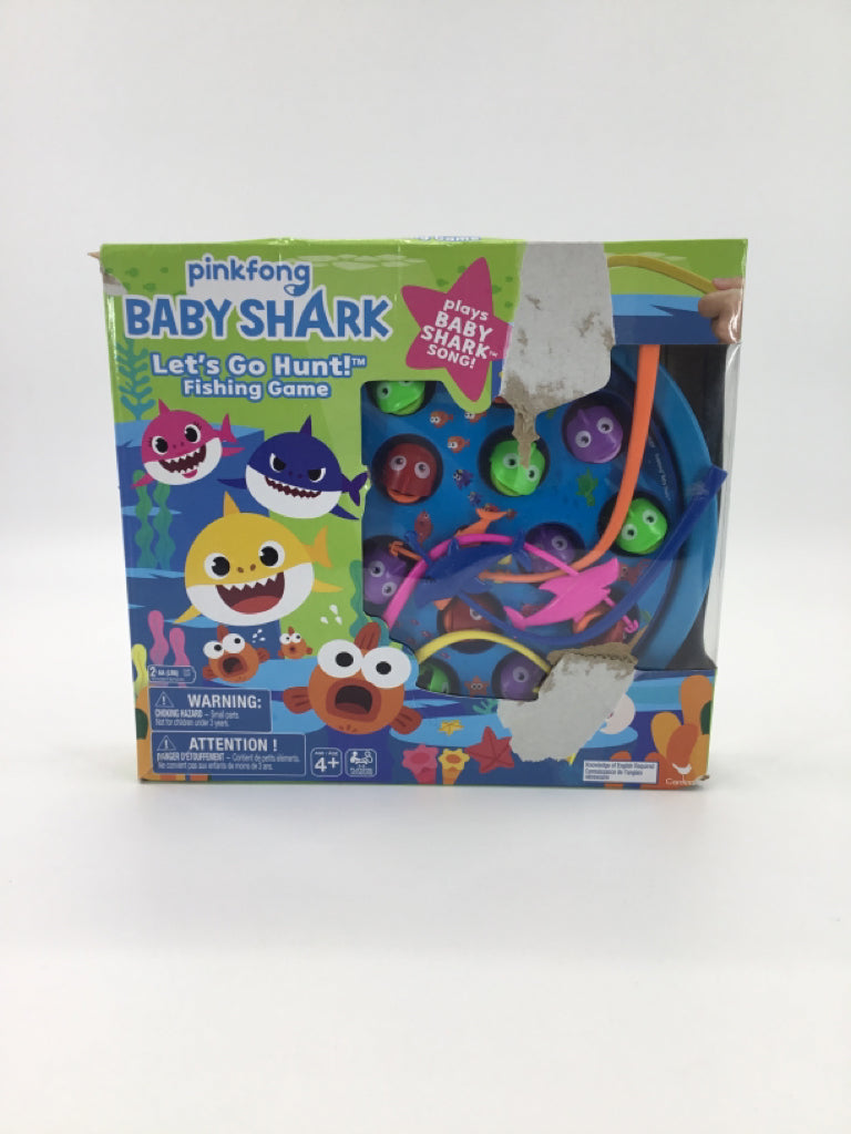 Pink Fong Baby Shark Let's Go Hunt Fishing Game
