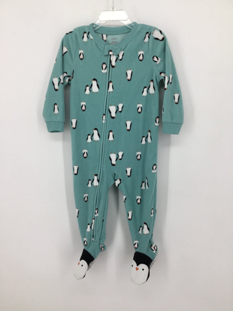 Carter's Child Size 24 Months Blue Sleepers