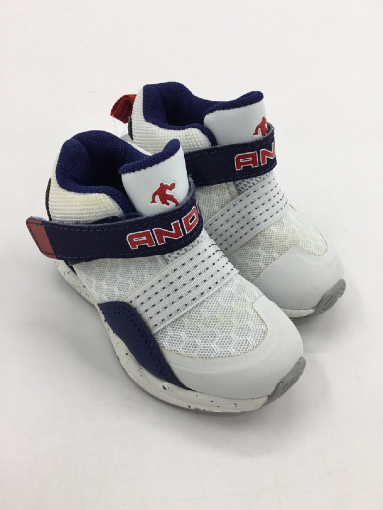 AND1 Child Size 5 Toddler White Sneakers