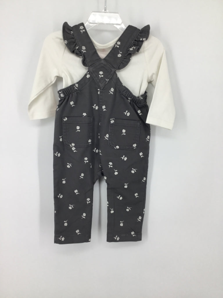 Cat & Jack Child Size 6-9 Months Gray Outfit - girls