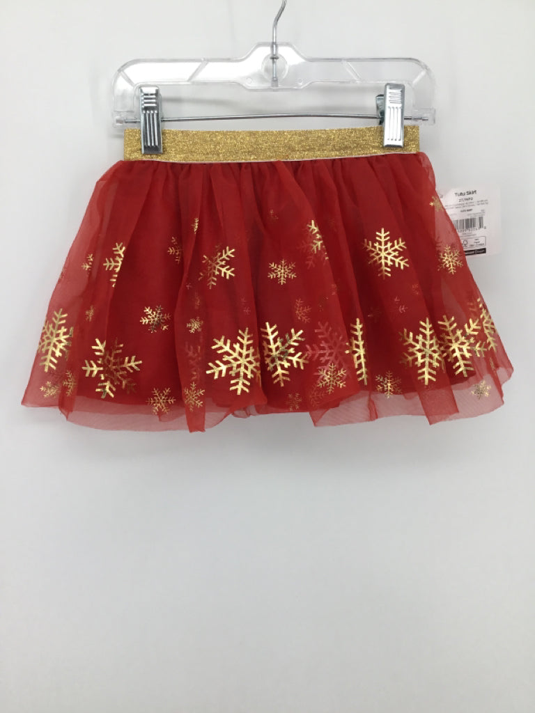 Holiday Time Child Size 2 Red Christmas TuTu