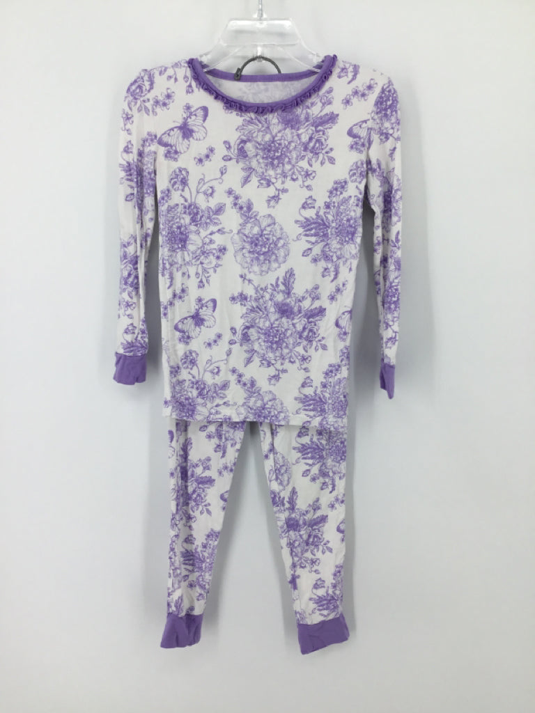 Soft Snooze by Ruffle Butts Child Size 3 Purple Pajamas - girls