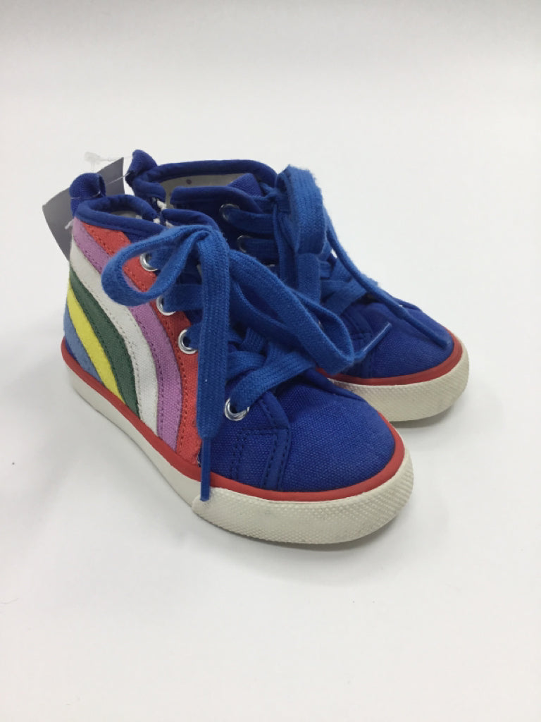 Boden Child Size 8 Toddler Blue Sneakers
