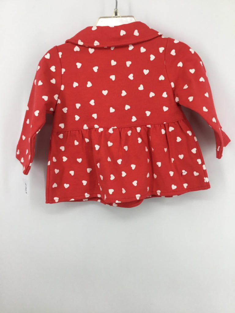 Carter's Child Size 12 Months Red Valentine's Day Jacket
