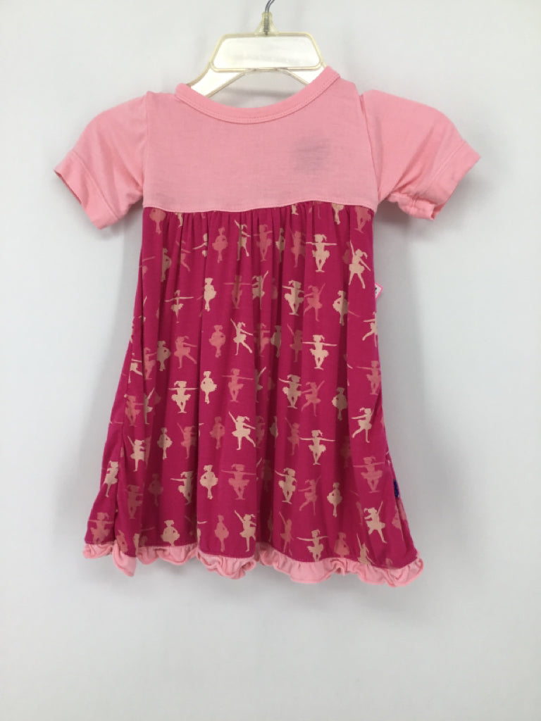 Kickee Pants Child Size Newborn Pink Dress - girls