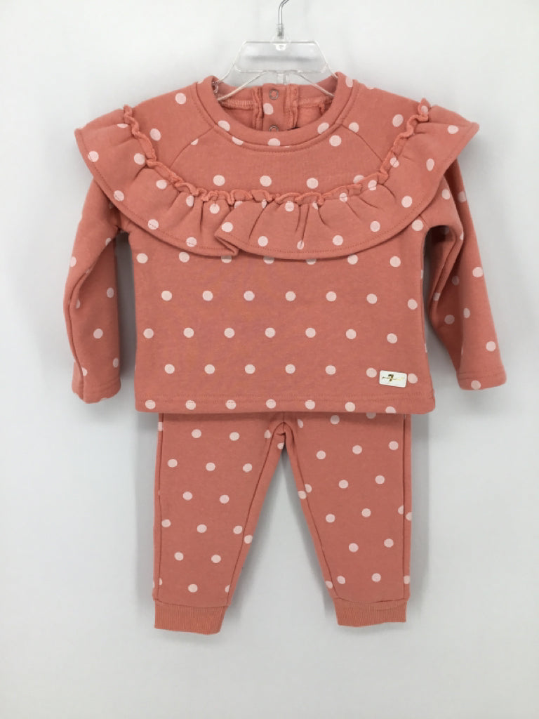 7 for all Mankind Child Size 18 Months Pink Outfit - girls