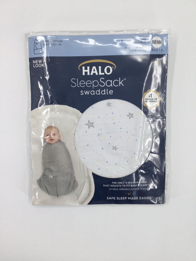 Halo Child Size 0-3 Months White Sleep Sacks & Swaddles