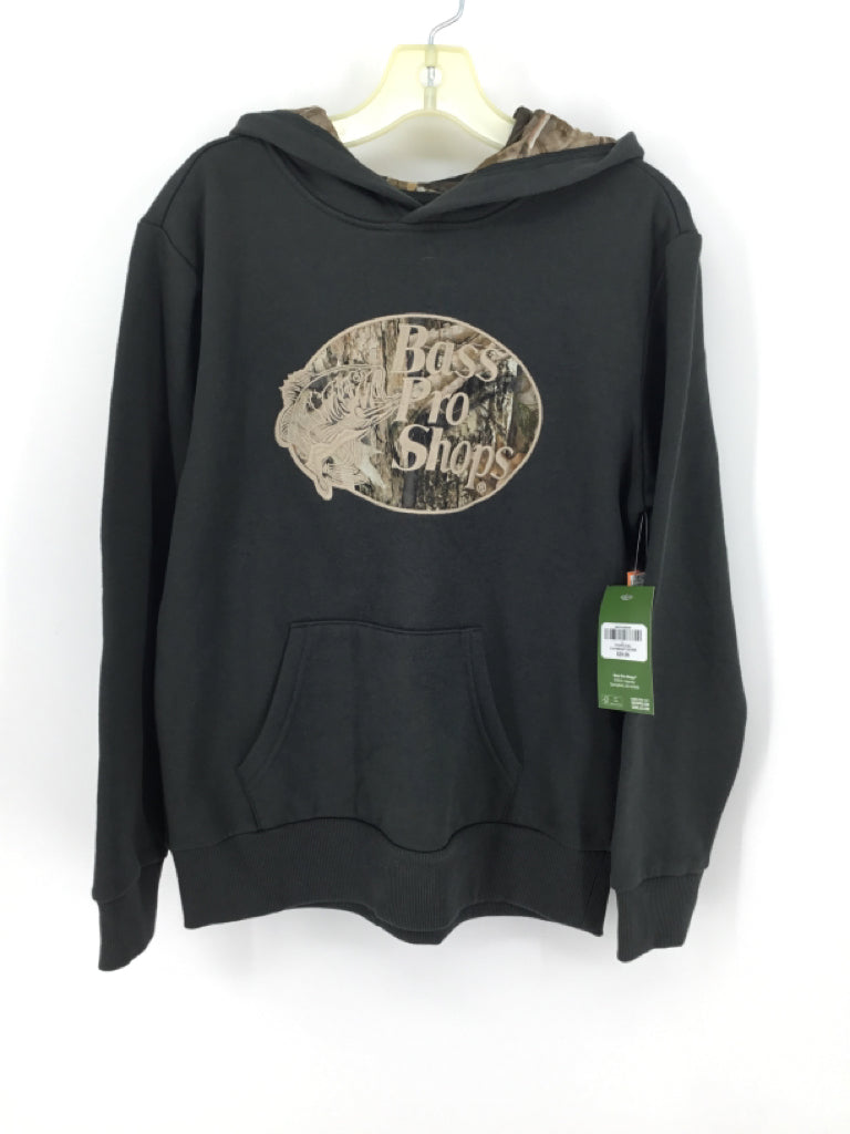 Bass Pro Shops Child Size 10 Gray Embroidered Sweatshirt - boys