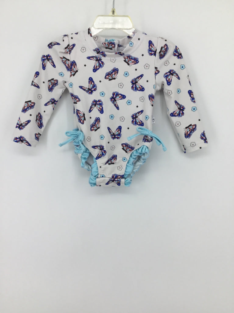 Dream Big Little Child Size 3-6 Months Blue Swimwear - girls