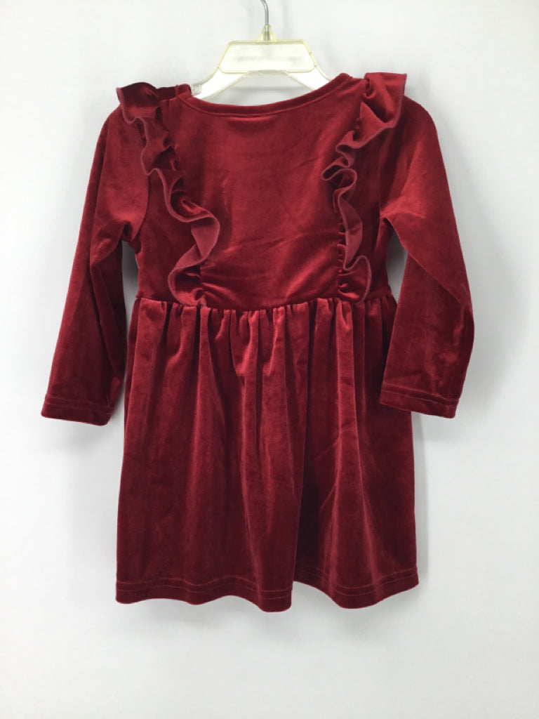 brandless Child Size 2 Red Dress - girls