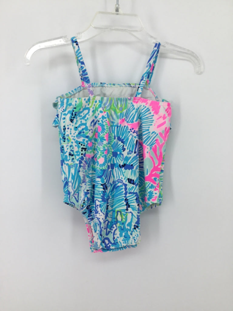 Lilly Pulitzer Child Size 3-6 Months Blue Swimwear - girls