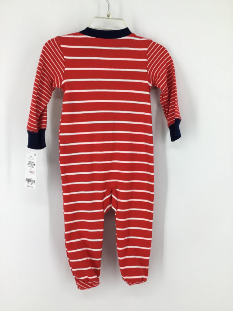 Carter's Child Size 9 Months Red Sleepers