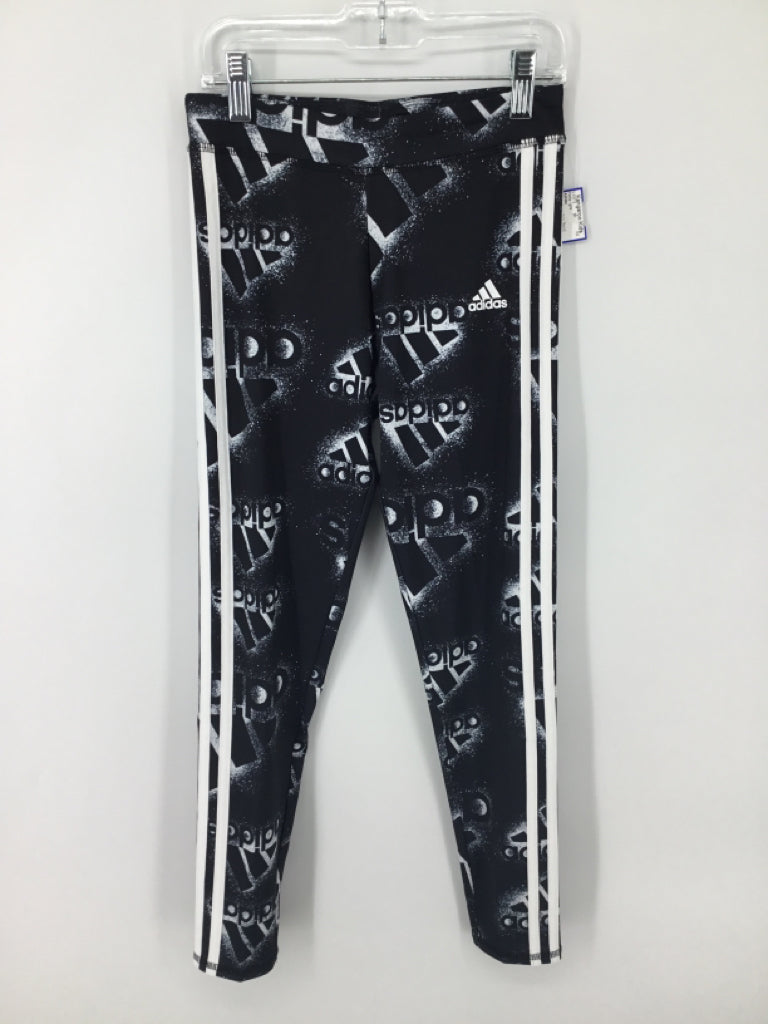 Adidas Child Size 10 Black Pants - girls