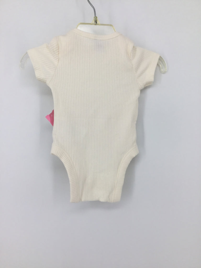 Old Navy Child Size 0-3 Months Cream Onesie