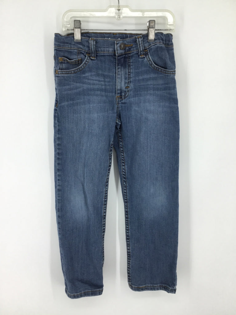 Wrangler Child Size 7 Blue Solid Jeans - boys