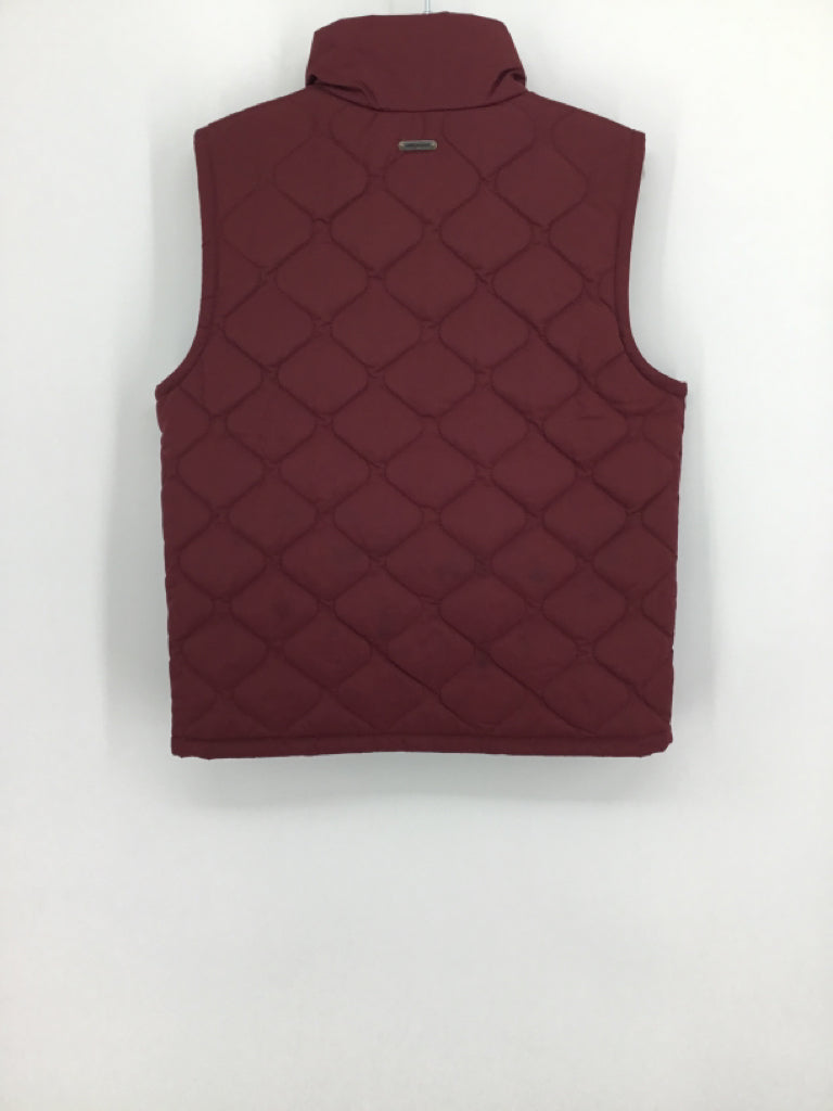 Janie and Jack Child Size 5 Burgundy Solid Outerwear - boys