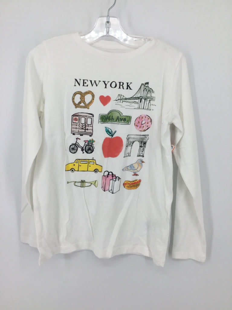 Crewcuts Child Size 8 White T-shirt - girls