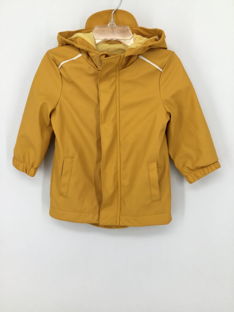 Cat & Jack Child Size 12 Months Yellow Solid Raincoat - boys