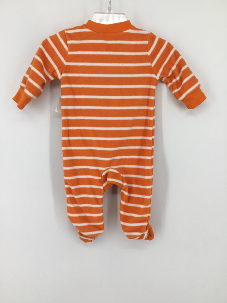 Just One You Made by Carters Child Size 3 Months Orange Halloween Sleeper