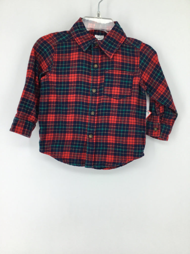 Carter's Child Size 12 Months Red Shirt - girls