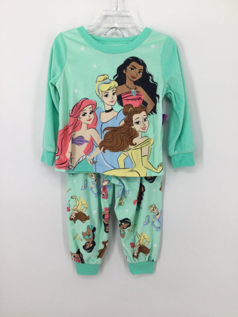 Disney Child Size 3 Green Pajamas - girls