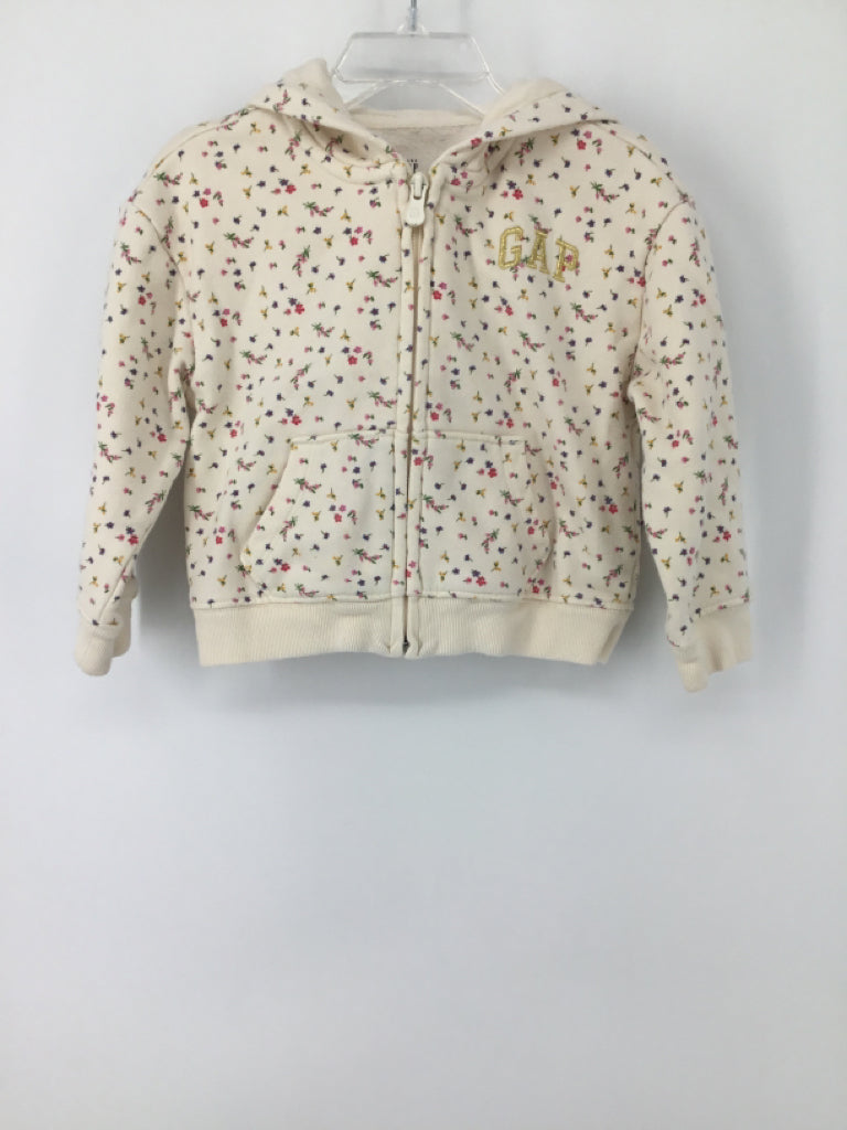 Baby Gap Child Size 2 Cream Hoodie - girls
