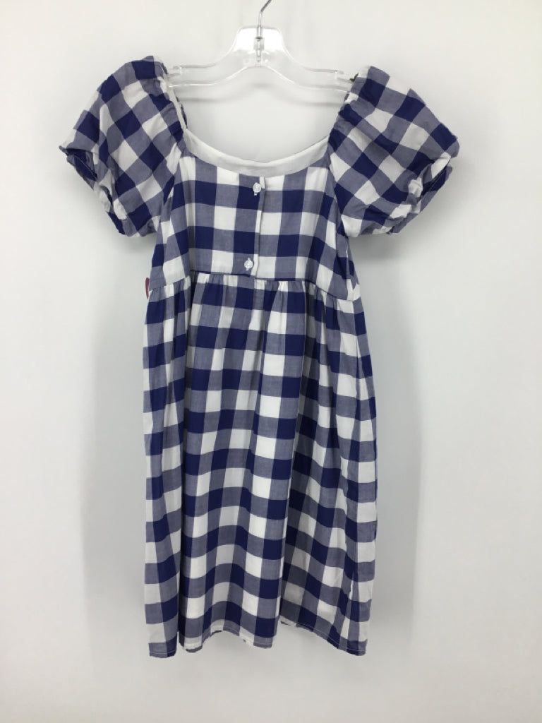 Janie and Jack Child Size 7 Navy Dress - girls