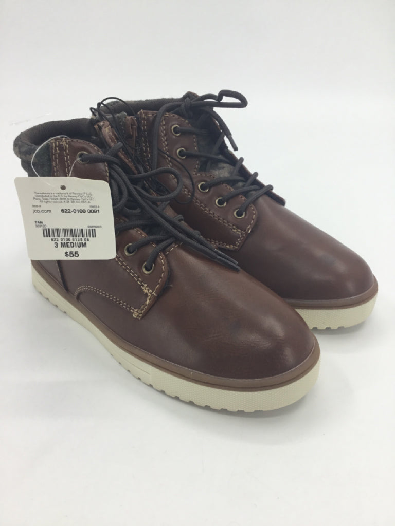 Thereabouts Child Size 3 Youth Brown Boots