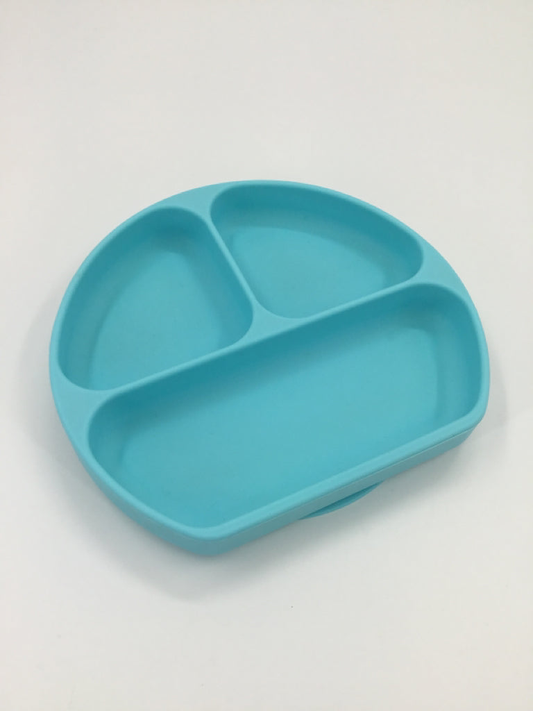 Bumkins Blue Silicone Divided Suciton Plate
