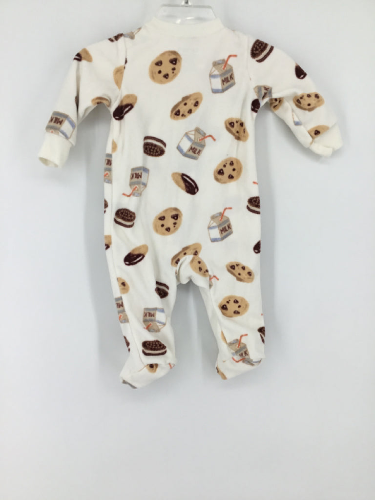 Child of Mine Child Size 0-3 Months White Sleepers