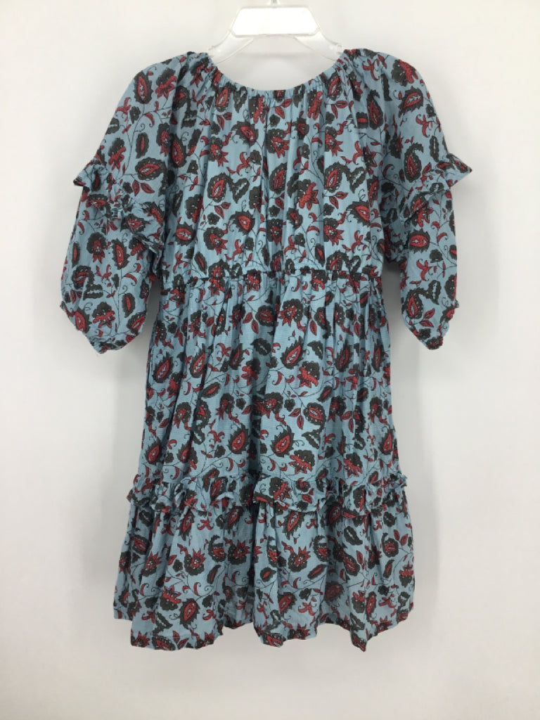 Poppet & Fox Child Size 6 Blue Dress - girls