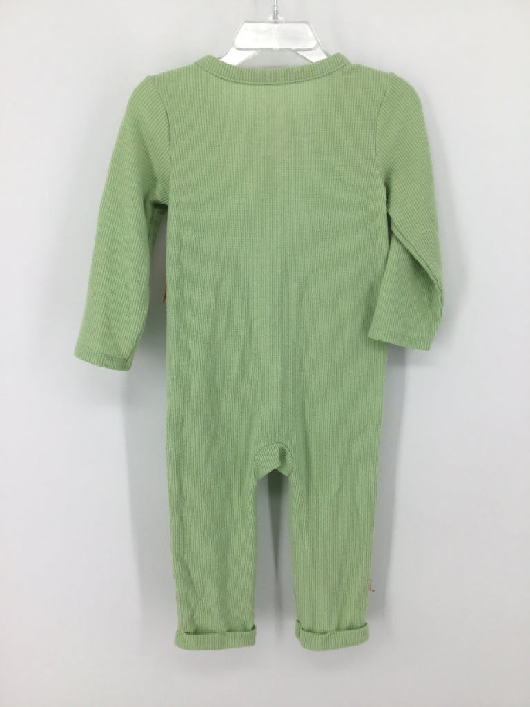 Cat & Jack Child Size 18 Months Green Solid Outfit - boys