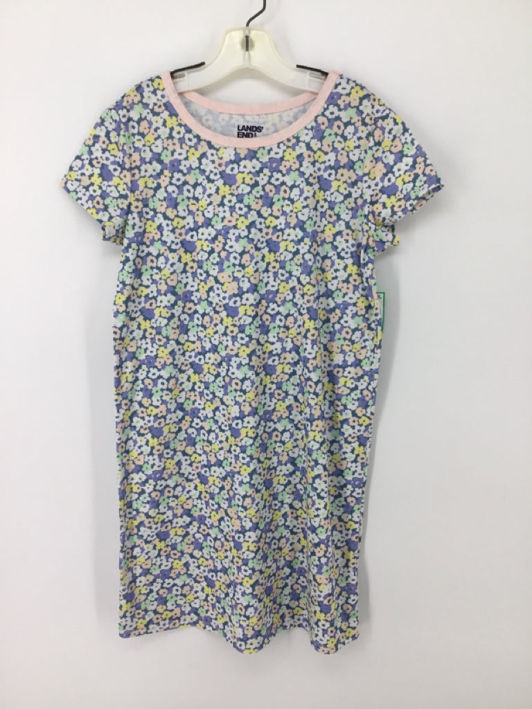 Lands' End Child Size 10 Blue Pajamas - girls