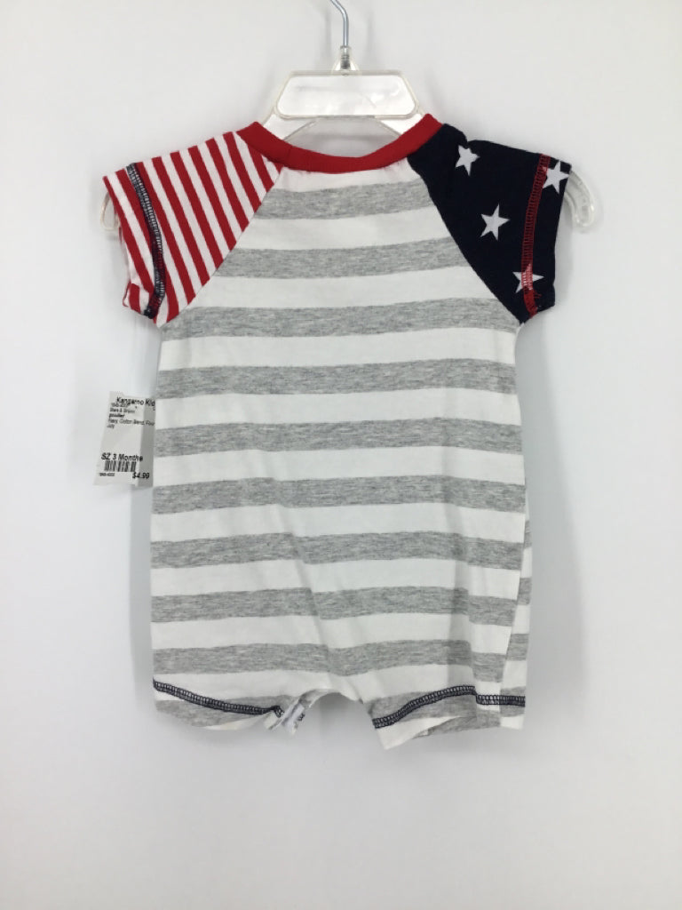 goodlad Child Size 3 Months Navy Stars & Stripes Outfit