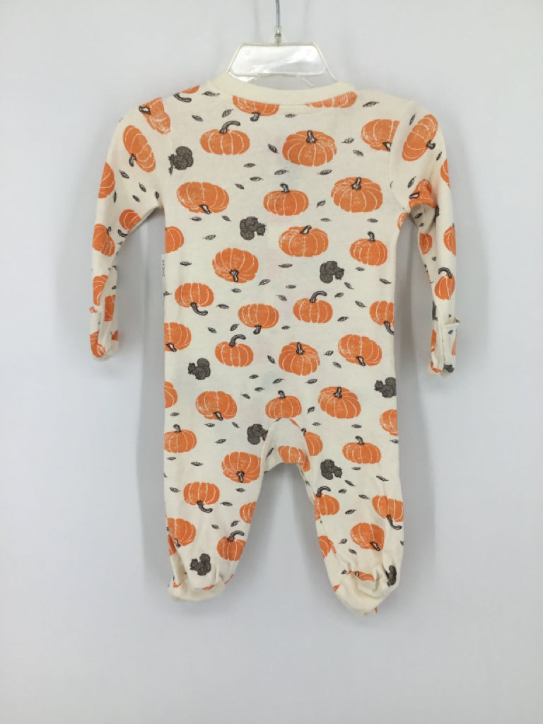 Little Planet Child Size 3 Months Orange Halloween Sleeper