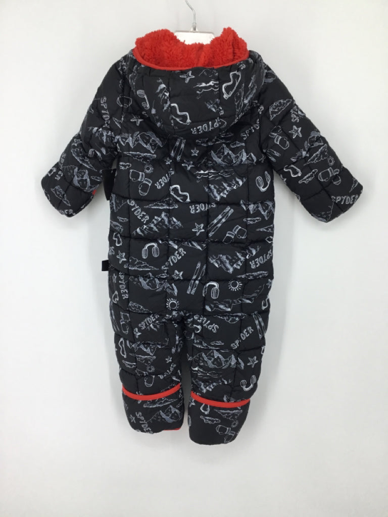 Spyder Child Size 18 Months Black Print Outerwear - boys