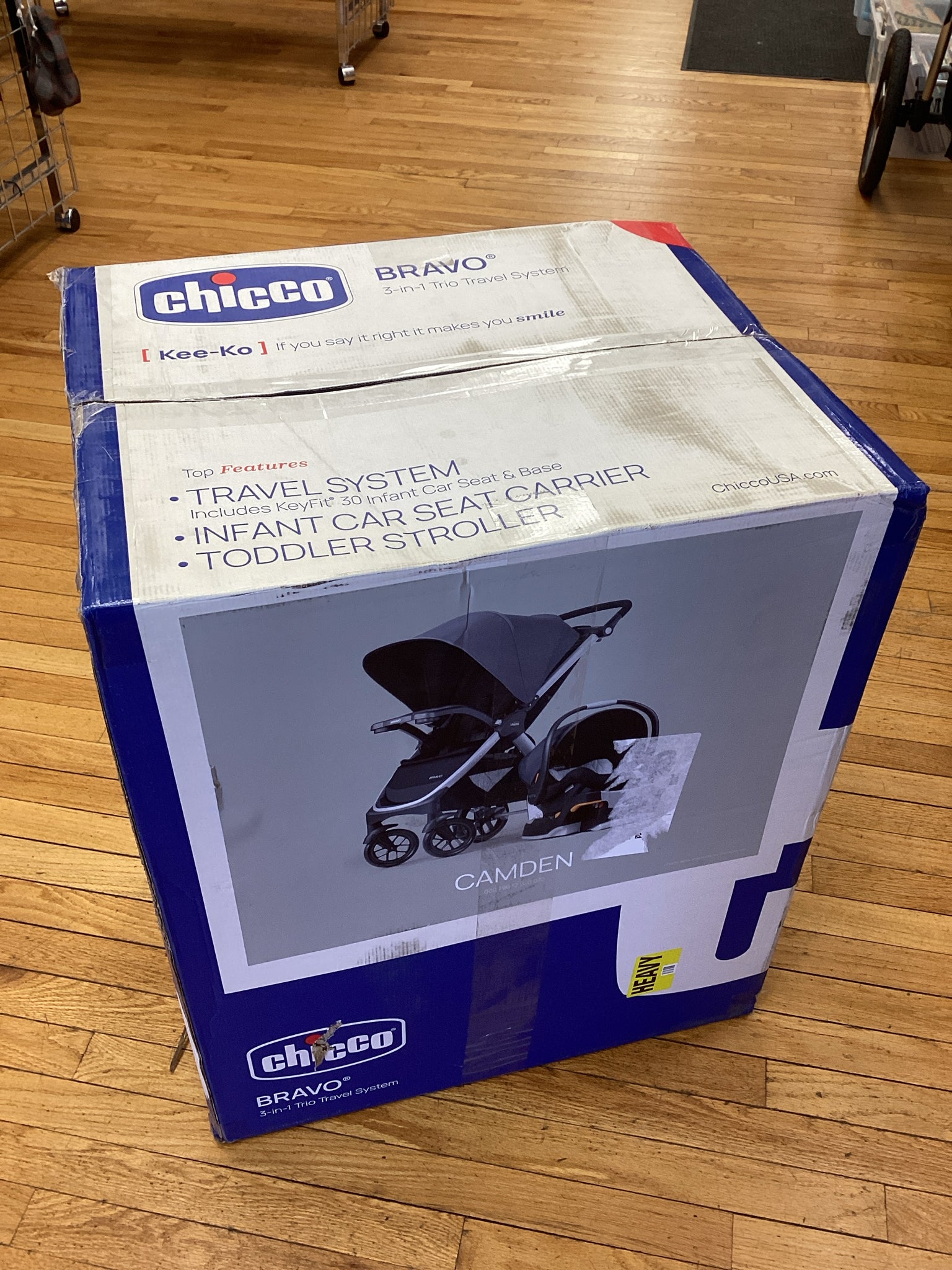 Chicco Bravo 3-in-1 Travel System - Camden