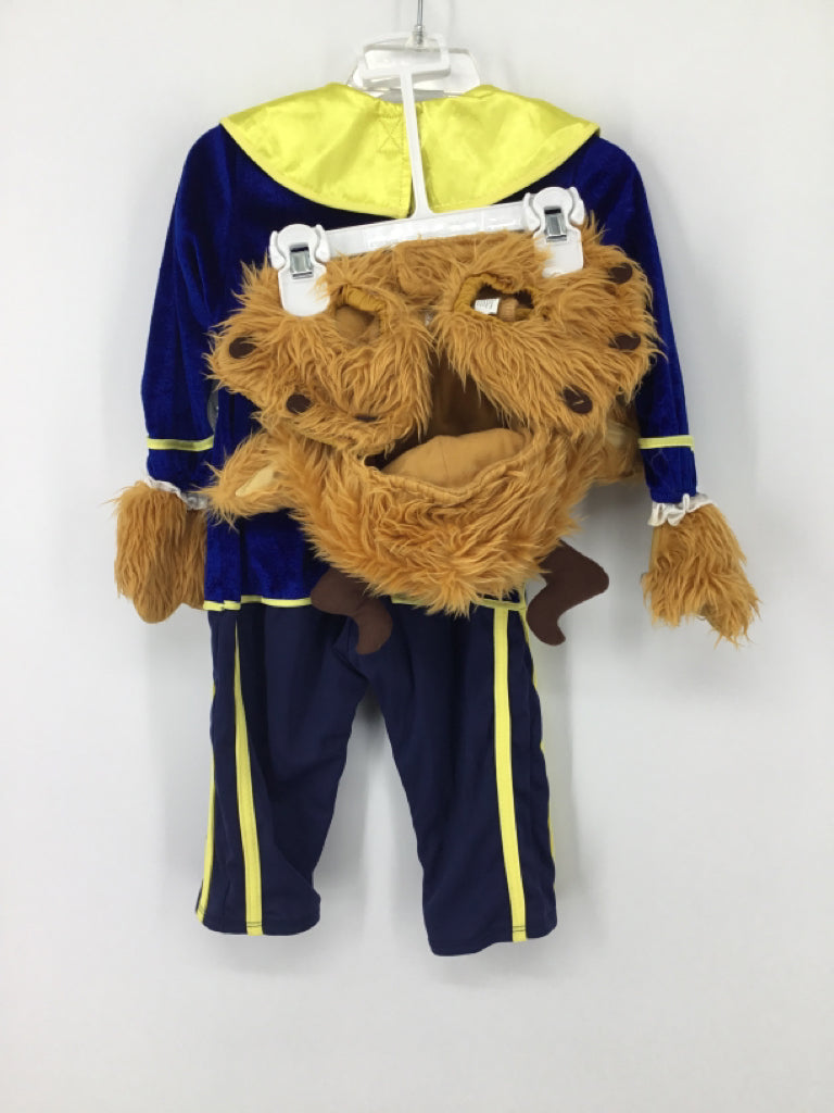 Disney Child Size 3-6 Months Blue Beauty & the Beast Halloween Costume