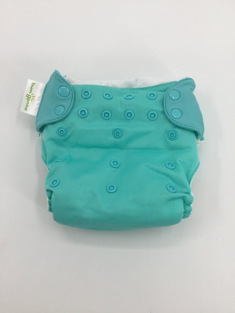 Bum Genius Child Size One Size Blue Solid Pocket Cloth Diaper