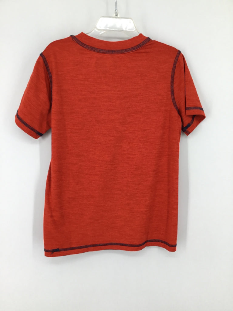 Eddie Bauer Child Size 5 Red Marbled T-shirt - boys
