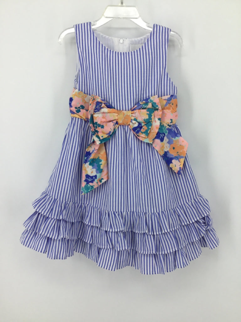 Rare Editions Child Size 4 Blue Dress - girls