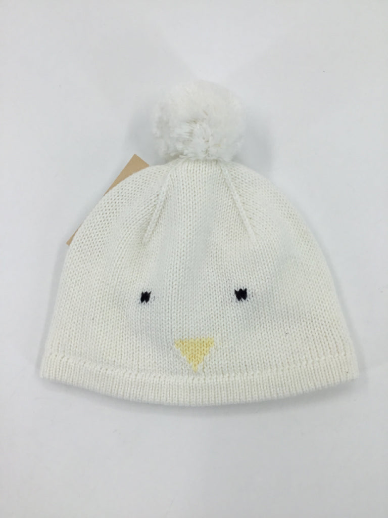 Janie and Jack Child Size Newborn White Solid Hats - boys