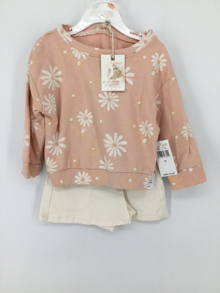 Jessica Simpson Child Size 2 Pink Outfit - girls