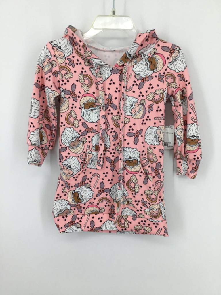 brandless Child Size 12 Months Pink Christmas Shirt