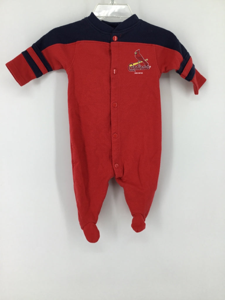 Mighty Mac Sports Child Size 3-6 Months Red Sleepers