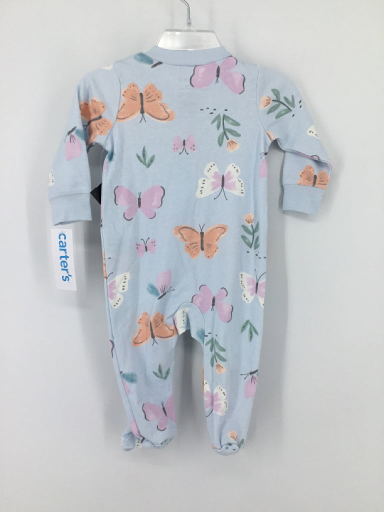 Carter's Child Size 6 Months Blue Sleepers
