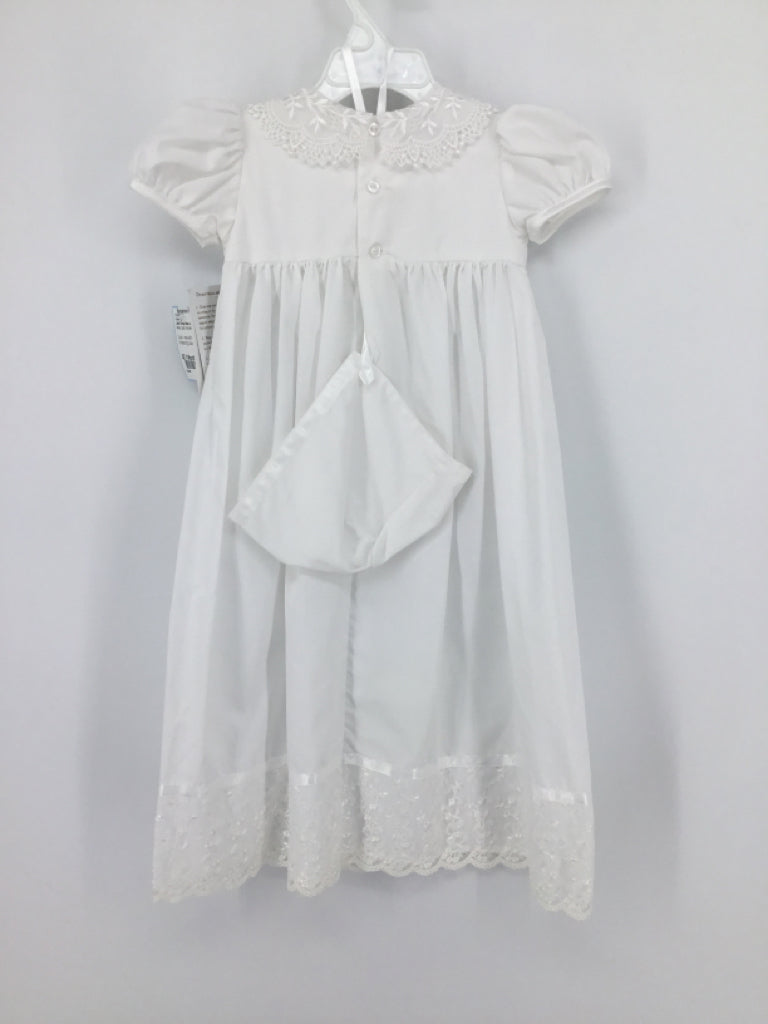 Little Things Mean a Lot Child Size 3 Months White Dress - girls