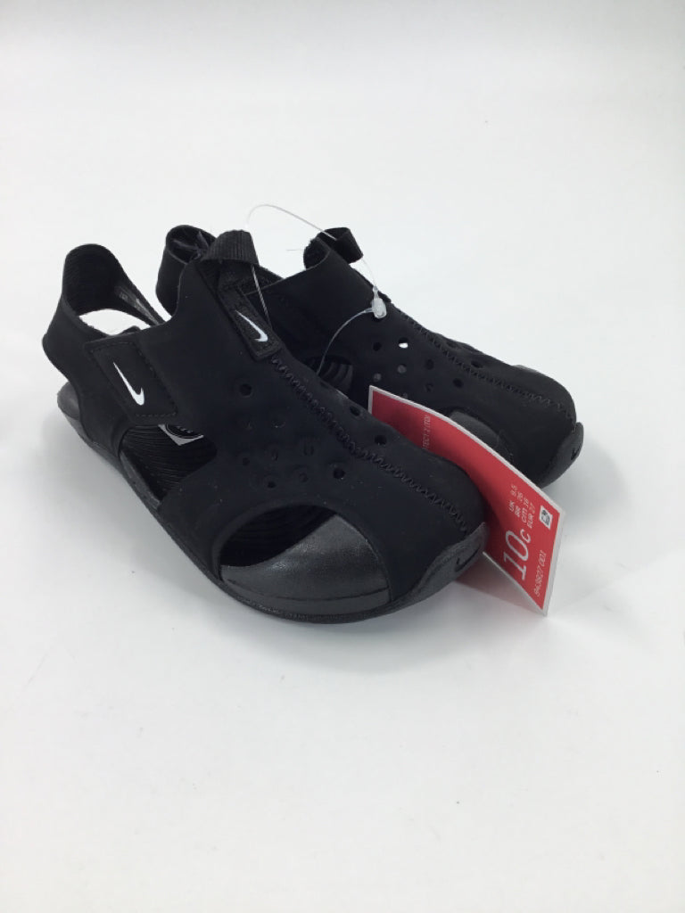 Nike Child Size 10 Toddler Black Sandals/Flip Flops
