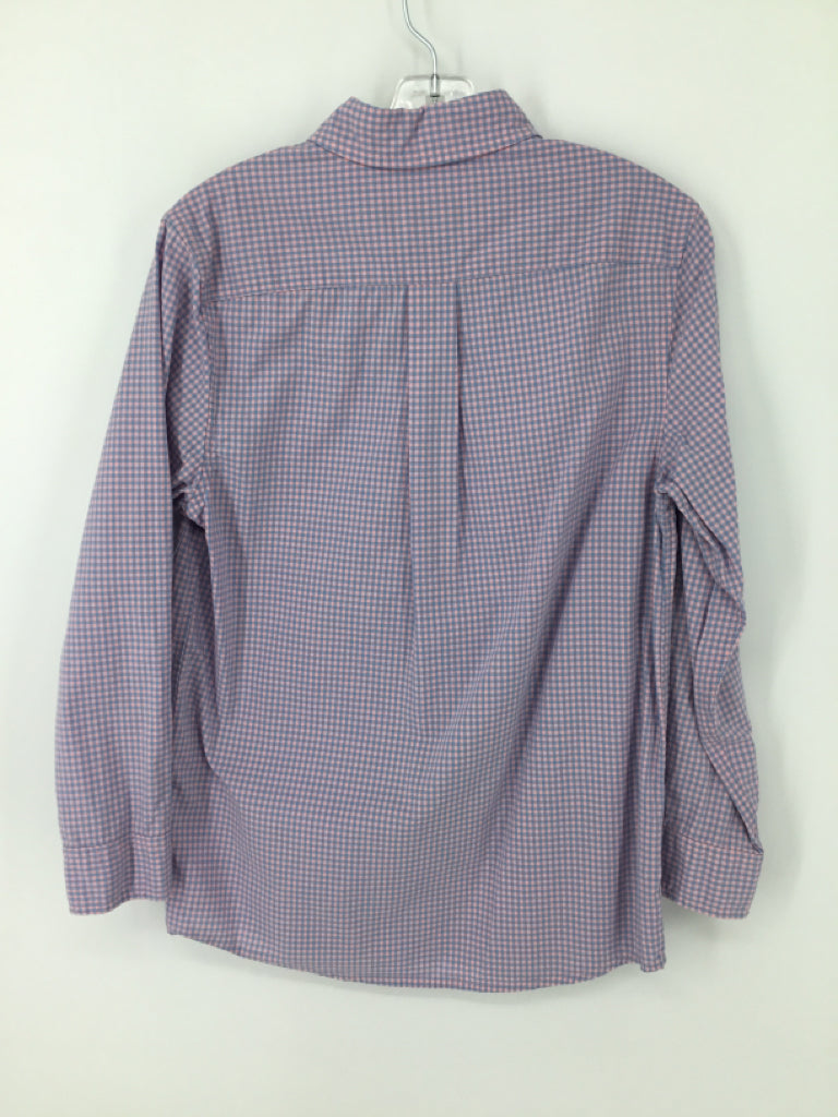 vineyard vines Child Size 8 Blue Gingham Shirt - boys